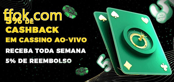 Promoções do cassino ao Vivo ffok.com